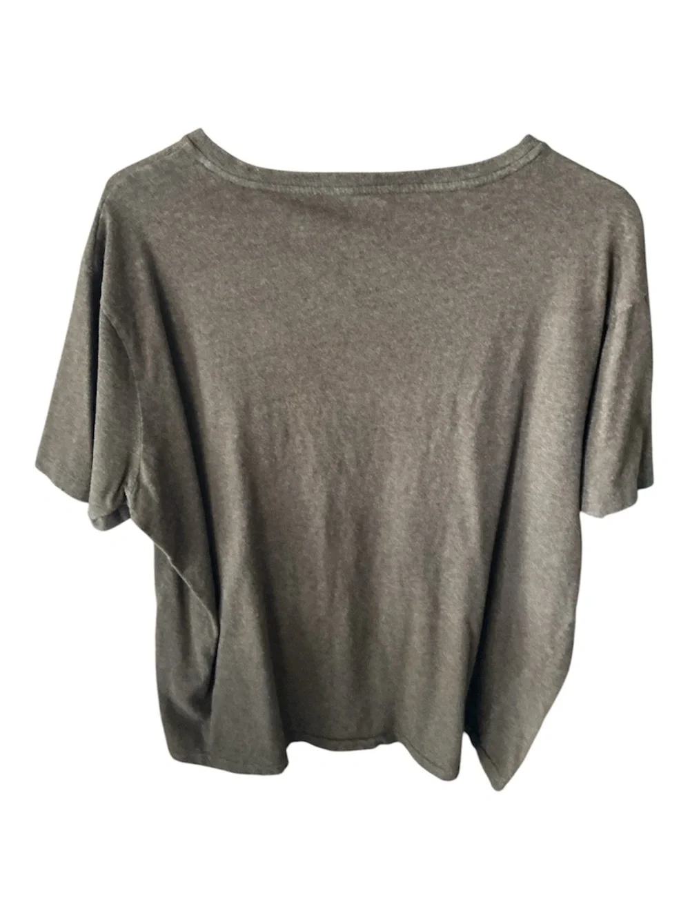 Polo by Ralph Lauren Brown V-Neck Tee with Logo